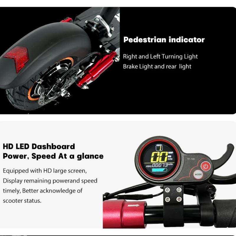 Sklad EÚ Dospelá elektrická kolobežka 800W zadný motor 48V13ah,16ah Ľahká E-kolobežka max. rýchlosť 45km/h Dojazd 35-55km Kolobežky