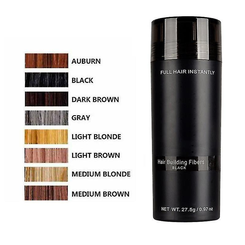 Light Brown Authentic Keratin Hair Loss Building Fibers Applicator Spray Hairline