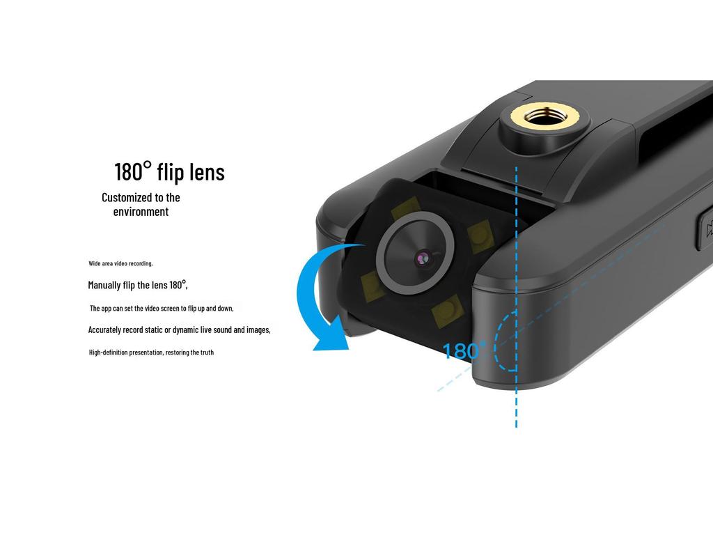 S11 Portable 4G Wireless HD Outdoor Sports Recorder with Extended Standby