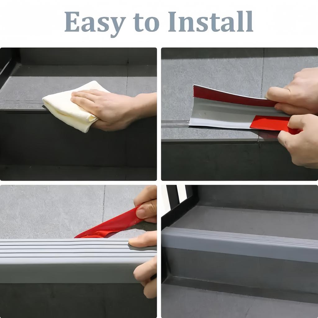 1pc 1m/39.37inch Staircase Edge Protector, Self-adhesive Anti Slip Staircase Step,  Easy To Install for Both Outdoor