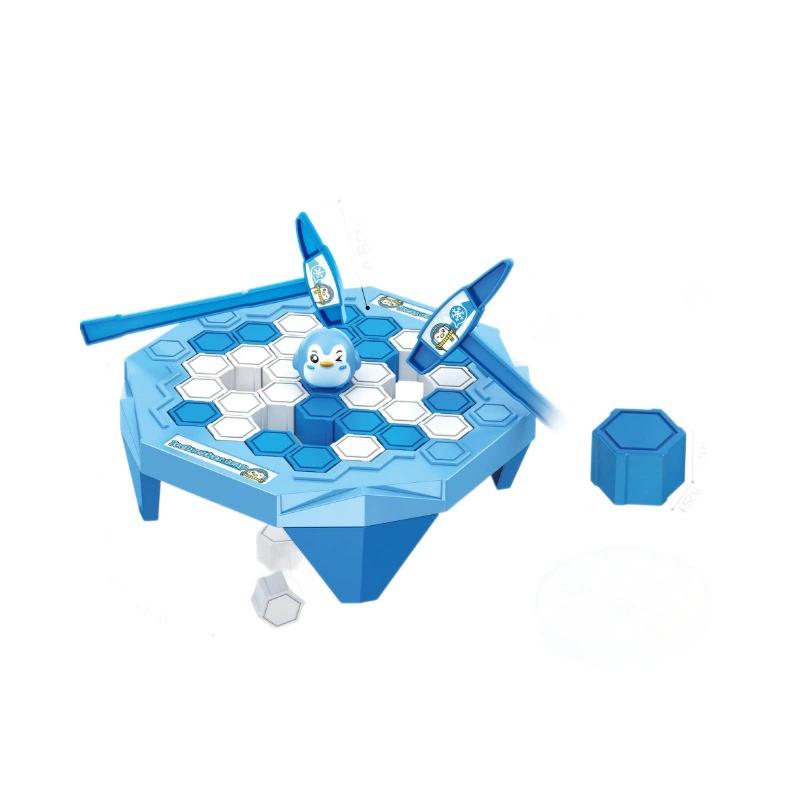 Juego de mesa interactivo para niños, rompehielos de pingüino, juguete educativo de escritorio
