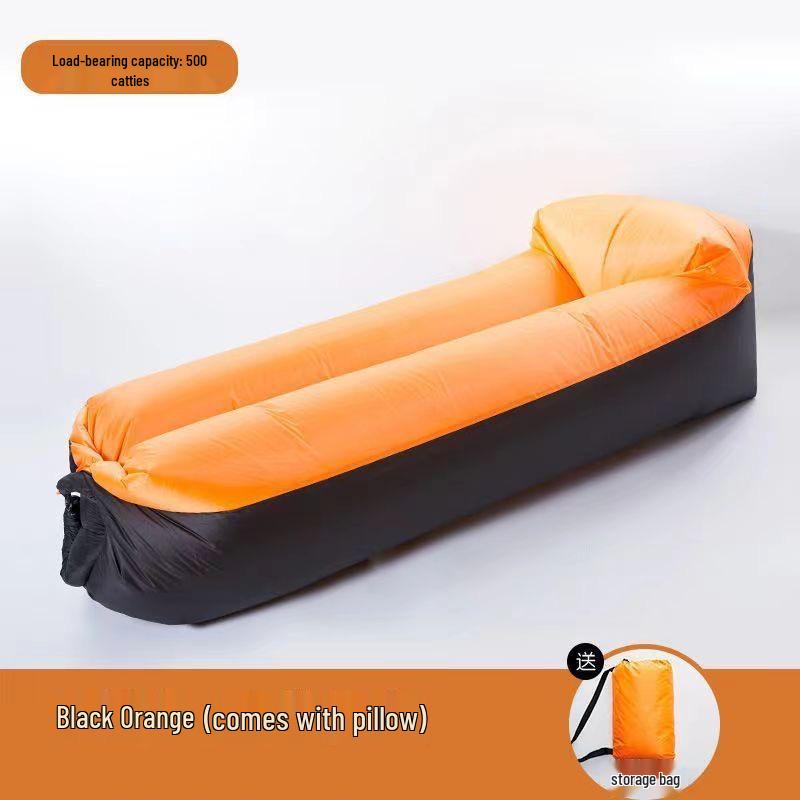 Portable Outdoor Inflatable Sofa with Pillow - Double Air Bed for Music Festivals