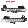 Authentic Car Front Bumper LED Daytime Running Light DRL Turn Signal Lamp For Porsche Panamera 2014-2017