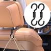 Car Headrest Purse Hook, Car Headrest Hook | 2 Seat Hook Car Storage Hooks
