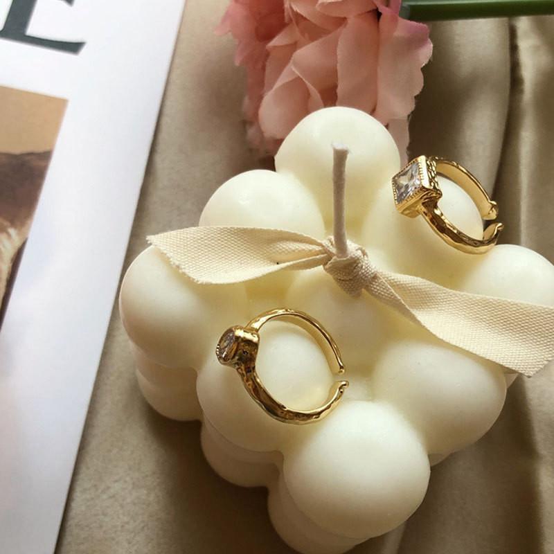 Stylish Geometric Design 925 Sterling Silver Adjustable Ring For Womens Occasions