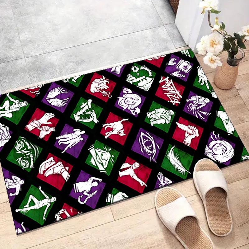 Dead by Daylight Polyester Carpet, Soft Indoor Mat for Office Chair, Living Room, Computer Desk - Decorative Home Office Rug Design