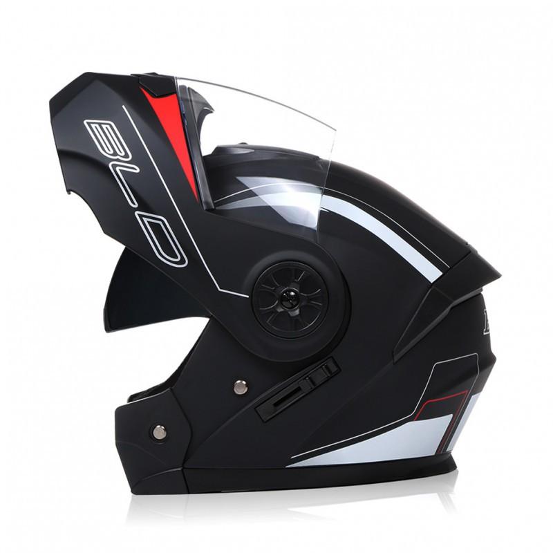 BLD Factory-direct Electric Motorcycle Helmets With Dual Lenses Removable Detachable Cycling Men Women