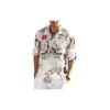 Bellstone Men' Polycotton Regular Kurta (Kurta1400_White_Floral_L