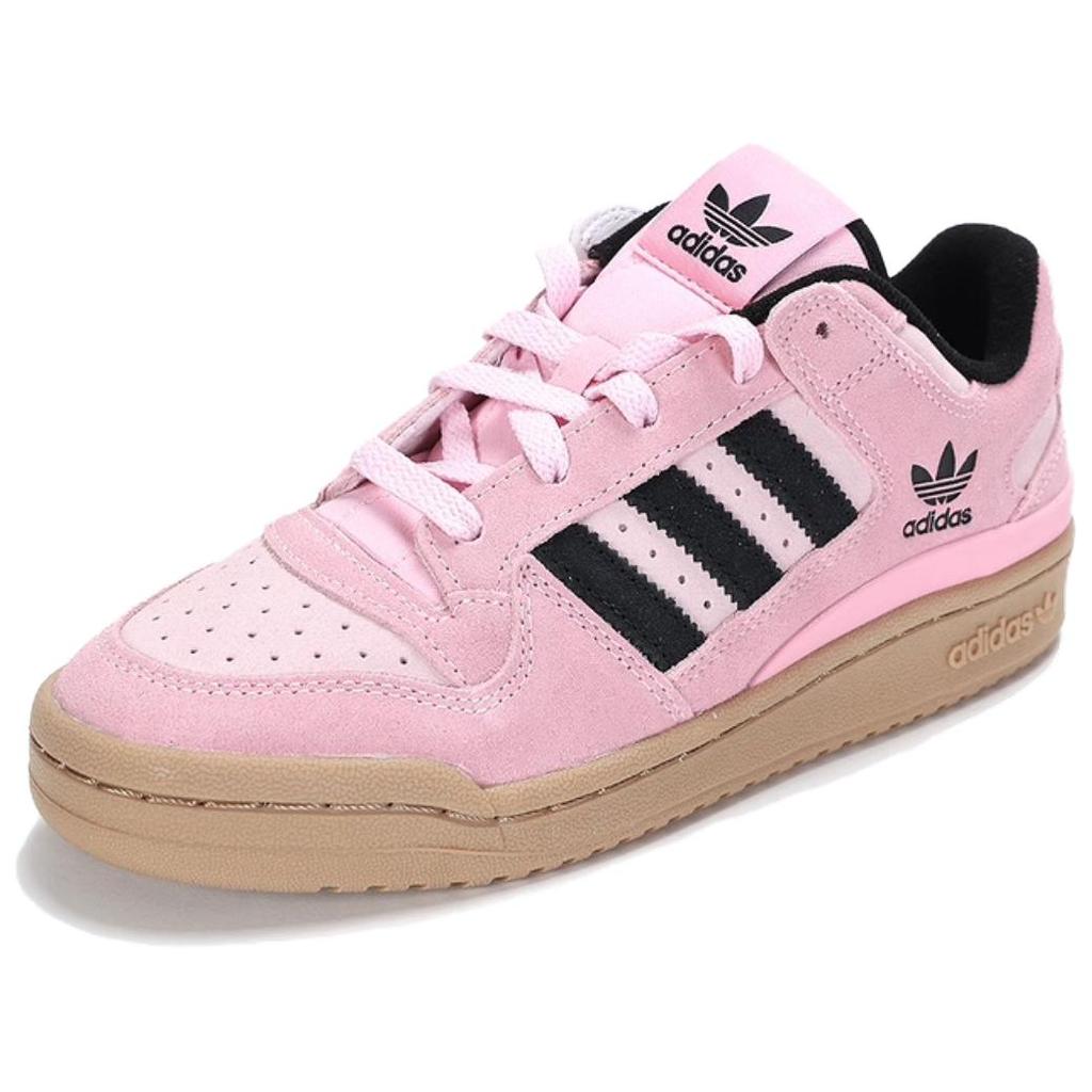 Adidas Originals Forum Low Leichte Bequeme Rutschfeste Langlebige Low-Top Skate-Schuhe Herren Sneaker Pink JH6287