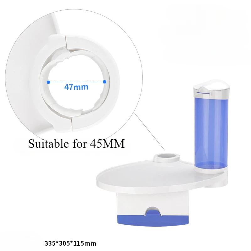 NEW 3 in 1 Rack Oral Tray Accessories Dental Chair Scaler Tray Parts Disposable Cup Holder Tissue Box Storage Holder