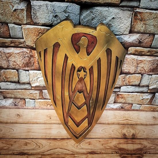 55.88 Cm The Soldier Boy Wooden Shield Superhero Roleplay Shield Comic Cosplay Shield Replica Best For Gift