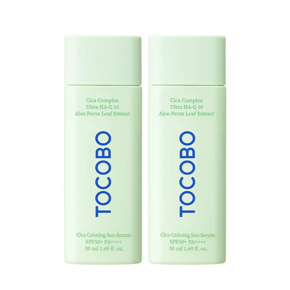 TOCOBO CICA Calming Serum Soothing & Hydrating Skin Care 50ml x2