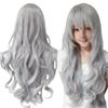 Synthetic Hair Forest Green Lolita Cosplay Wig Curly Sailor Pluto Anime Wigs Tsuyu Asui Halloween Costume Wig for Girl