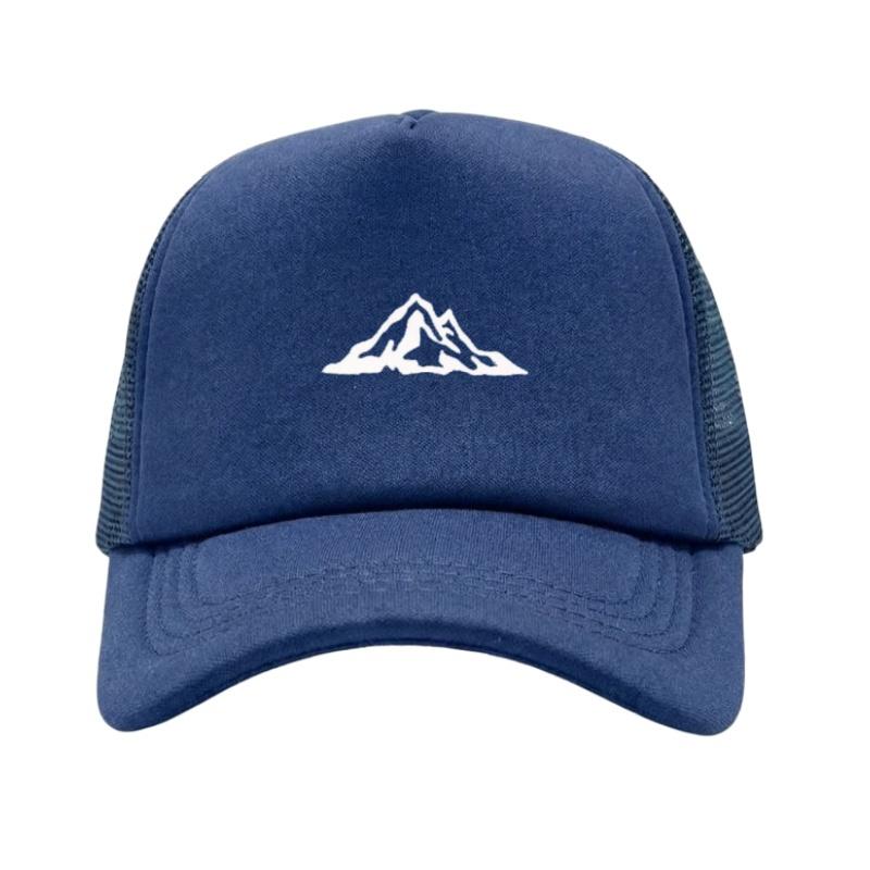 Mountain Range Printed Adjustable Baseball Cap Classic Snapback Dad Hat Breathable Mesh Hat Golf Fishing Outdoor Sun Cap