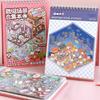 DIY Landscape Sticker Book 20in1 Miniature Scene Scrapbook Kit 3D Stickers Scene Set  Student