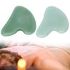  Sha Facial Tool Natural Jade Stone Guasha Massage Board for Face Relieve Tensions