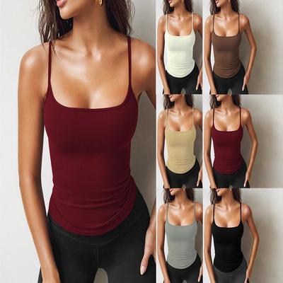 Summer Milk Silk Slim Hot Girl Suspender Vest Top - European & American Style Women's Clothing