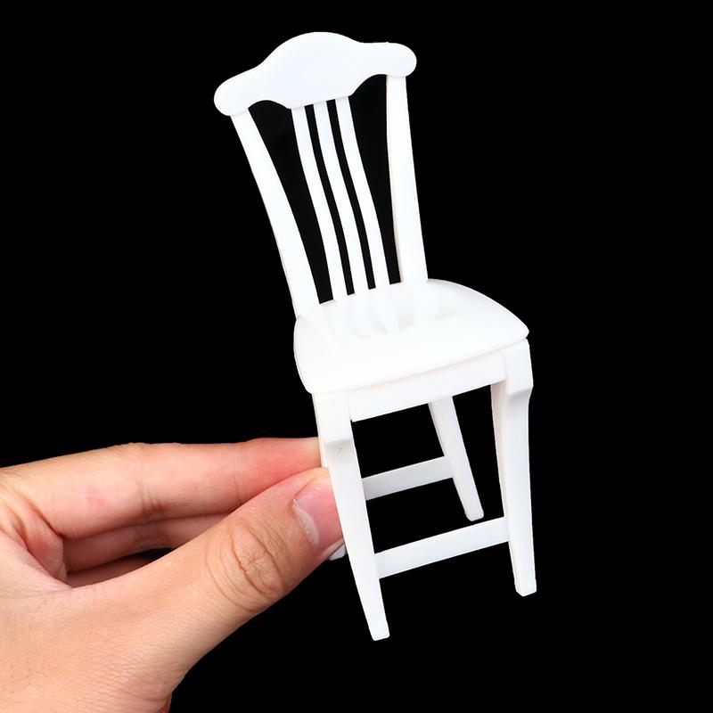 1:12 Dollhouse Miniature Wooden Chair Mini Armchair Rocking Chair High Chair Model Furniture Home Garden Decor Accessories Toys