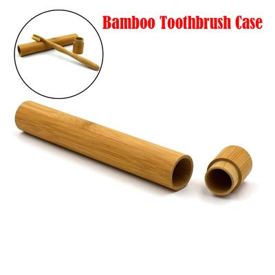 Estuche Tubo Portátil Natural para Cepillo de Dientes para Viaje Hecho a Mano