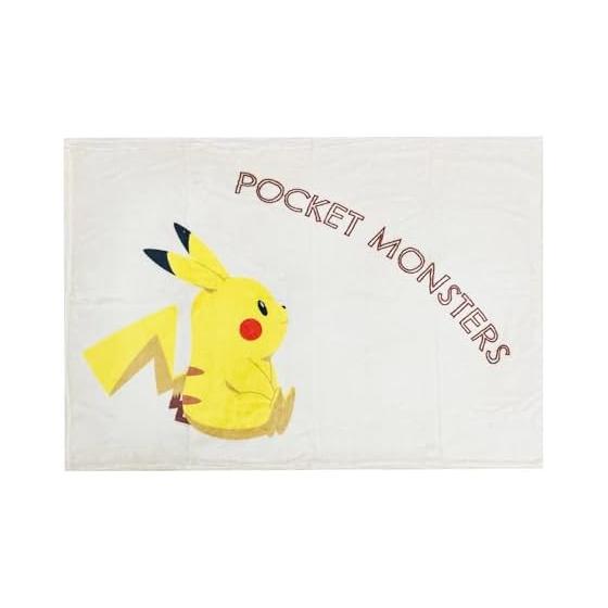 MORIPiLO Pokemon Lap Blanket (Pikachu Soft Flannel) Cute Warm Goods Blanket Summer Winter Air Conditioning Protection 70x100cm Yellow Pokemon