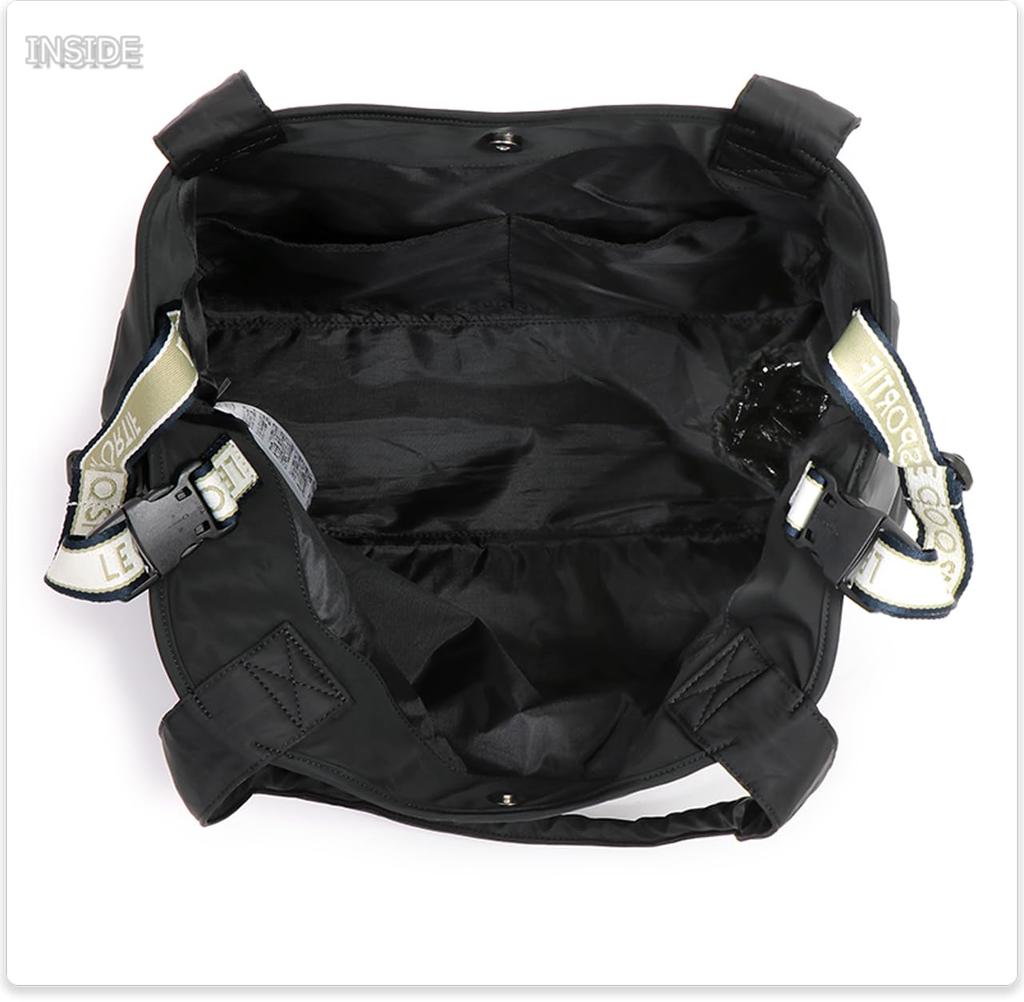 Le Coq Sportif Tote Perfect for and the Antibacterial and Includes a Thermal Bottle Case and Yoga Size BG Women's Bag, Commuting, Work, Travel, Yoga,