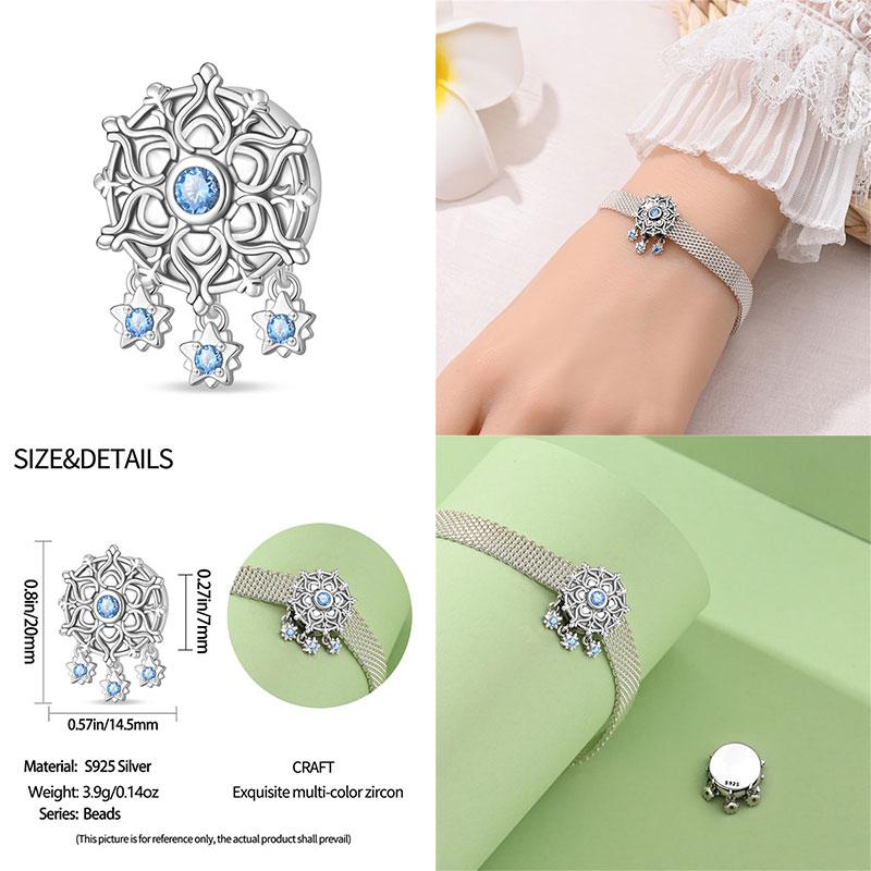 Original 100% 925 Silver Lucky Clover Patron Saint Flat Bead Fit Original Flat Bracelet DIY Jewelry Making Women's Gift