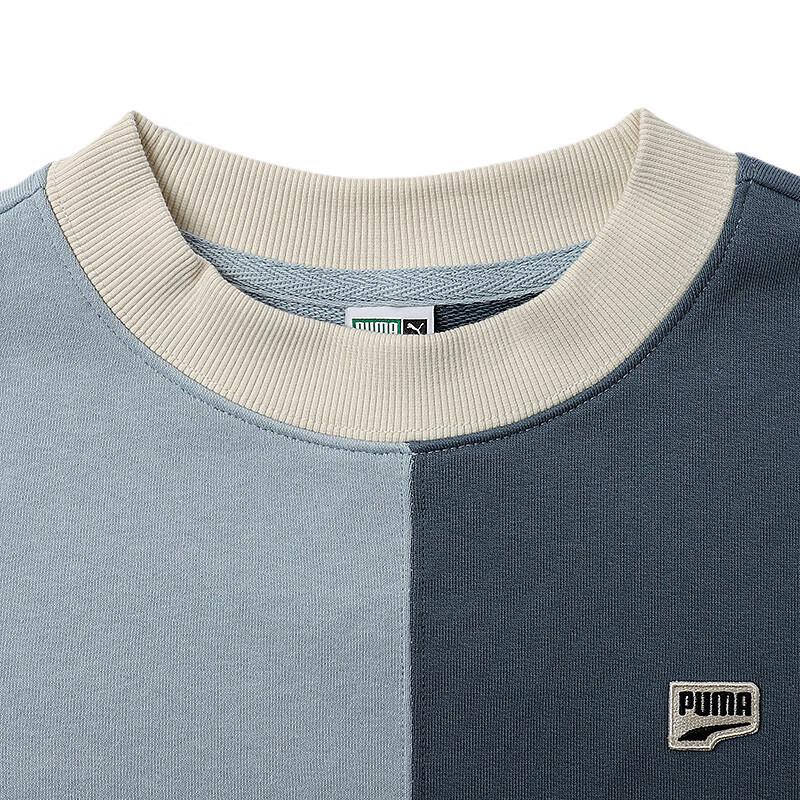 Puma Women's Casual Crew Neck Loose Pullover Sweatshirt