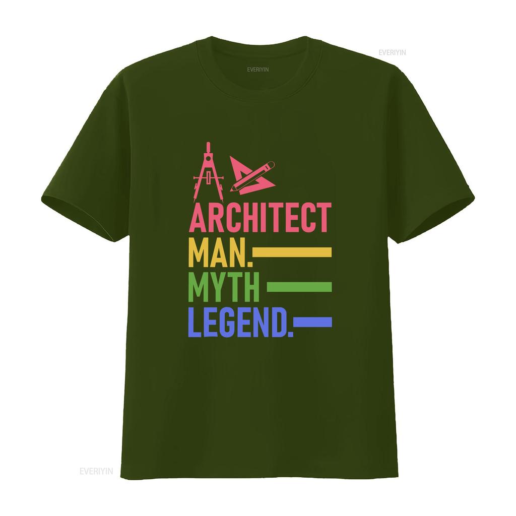 Funny ArchitecT T Shirt Architectural Humor For Architecture Unisex Myth Legend Vintage Washed Stretched Graphic Breathable