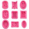 Flower Fairy Silicone Mold Chocolate Soap Cake Decorate Kitchen Bakeware 3d Sugar Molding