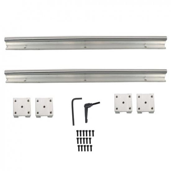 SBR12 400mm Linear Rail 4 SBR12UU Blocks for DIY CNC Mill 2PCS