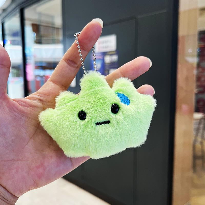 Очаровательный мультяшный плюшевый кулон-брелок в виде кавайной капибары-звездочки