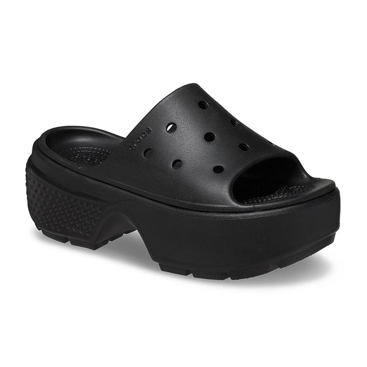 Crocs Stomp Slides 'Black' Women's 209346-001
