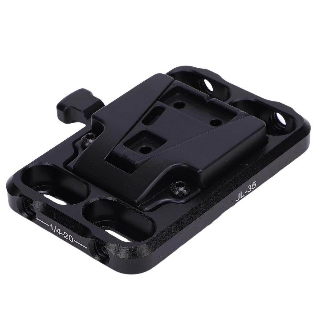 V Mount Battery Plate 1 4in 3 8in Threaded Holes Universal V Lock Battery Mounting Plate for Camera Cage Rig