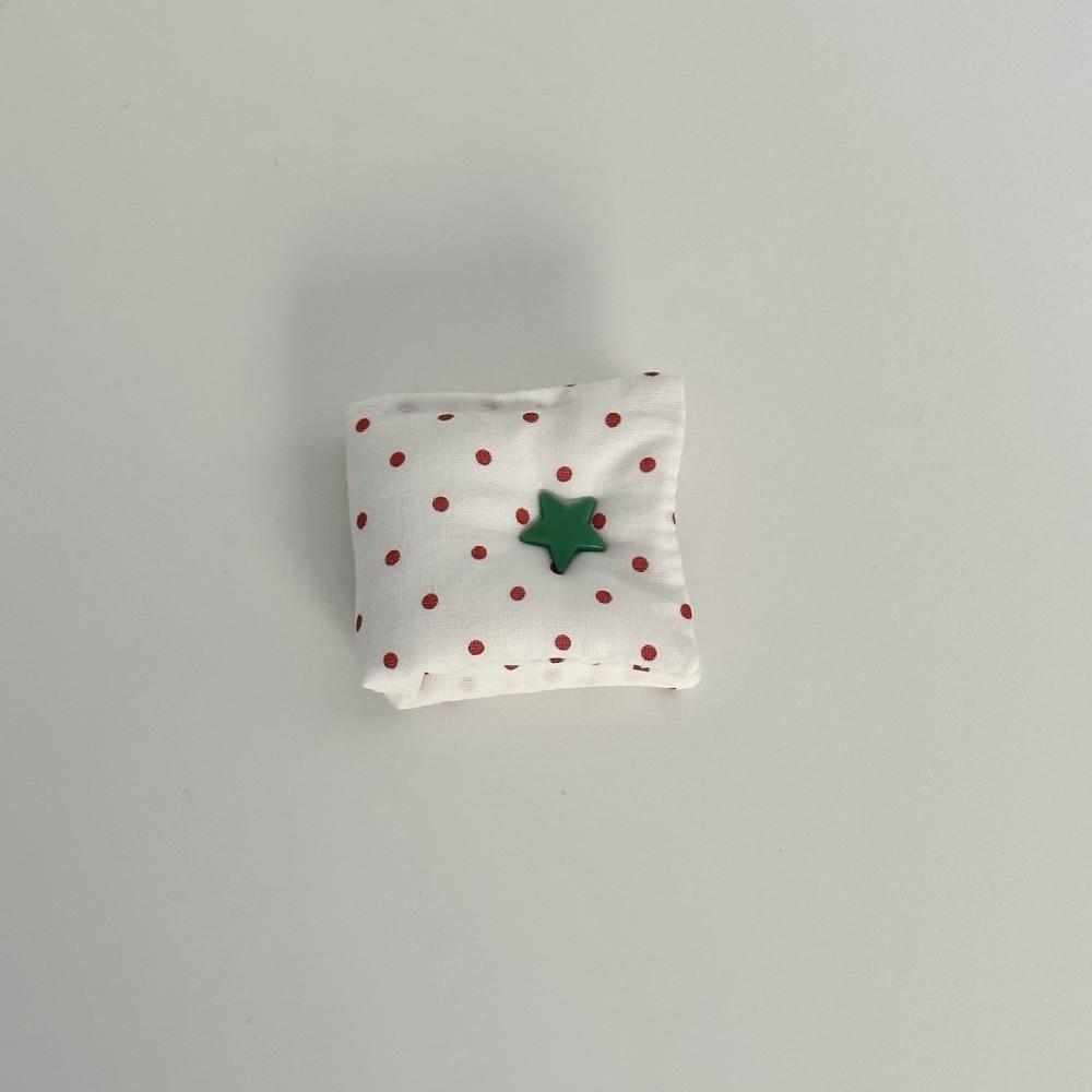 Polka Dot Pattern Desktop Cable Organizer Fabric Cord Storage Clip Date Cable Winder Women Girls