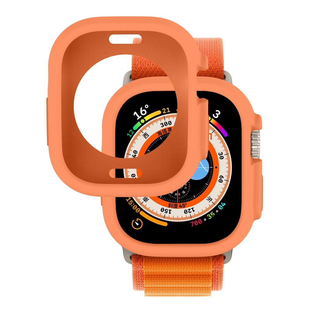 Cover for Apple Watch Ultra3 2 49mm Case All-Round Shockproof TPU Protective Silicone Bumper Scratch-Resistant iwatch ultra 3 49