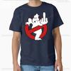 Movie Ghostbusters Print Short Sleeve Solid Cotton Unisex Unisex Tshirts Funny Graphic Crewneck Tops Big Size T Shirt Male Tops