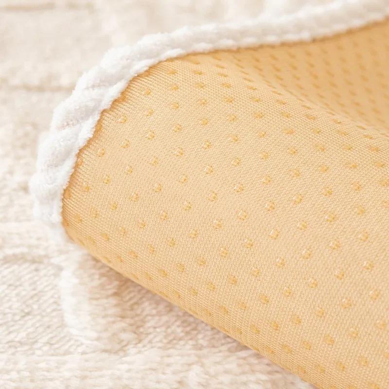 Plush Sofa Cushion Thickened Jacquard Non-slip Cushion Cover Cotton Velvet All-inclusive Universal Living Room Sofa Cover Back
