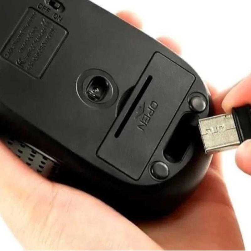 Wireless Mouse for Laptop and Desktop Computers with USB Receiver 2.4GHz Optical Tracking