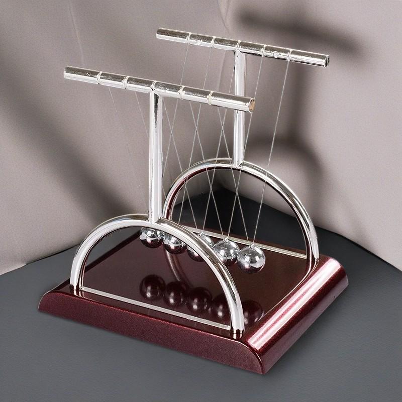 

Маятник Ньютона Бильярдный Декор: Креативный настольный аксессуар для офиса или учебы, идеальный подарок на день рождения Single Color Box