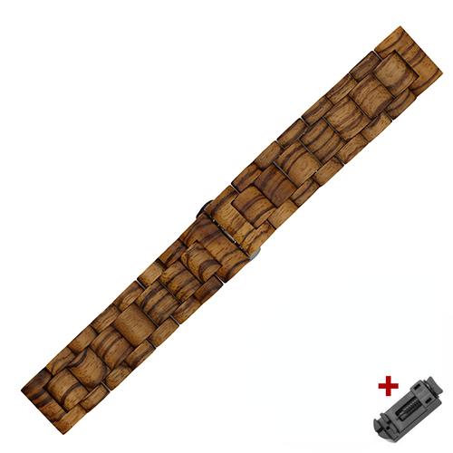 20mm 22mm Band for Samsung galaxy watch 7 6 5 4 40mm 44mm S2 for Huawei Watch GT5 Pro GT4 46mm amazfit BIP Wooden Watch Bracelet