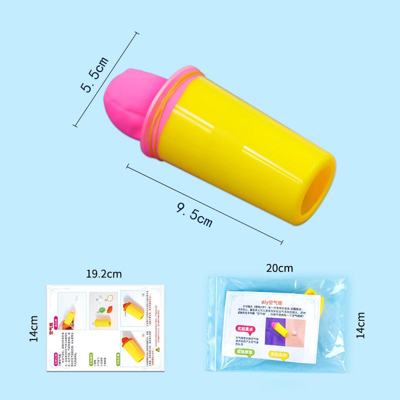 

1 Set Funny Handmade Diy Air Cannon Toy Creative Science Experiment Materials Student Teaching Aids Children Fun Production Gift