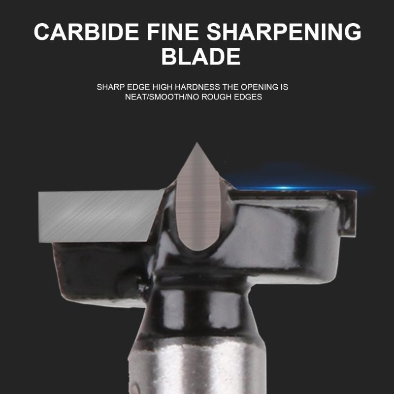 Professional Auger Opener Hole Drilling Tool Tungsten Carbide Boring Bit for Woodworkers and Craftsmen Home Improvement