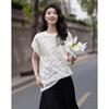 Demana Women's Classic Lace Embroidered Shirt