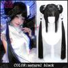 Double Ponytail Synthetic Wig For Women Lolita Clip-on Style Double Ponytail Wig Suitable For Role Playing Christmas Halloween