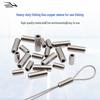 Heavy Duty Deep Sea Fishing Line Clip with Copper Tube and Steel Wire Guide