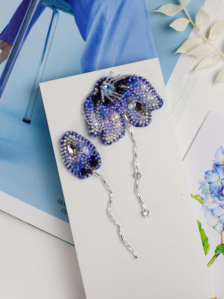 Set für Perlenstickereidekorationen auf natürlicher Kunstleinwand Abris Art-Sortiment