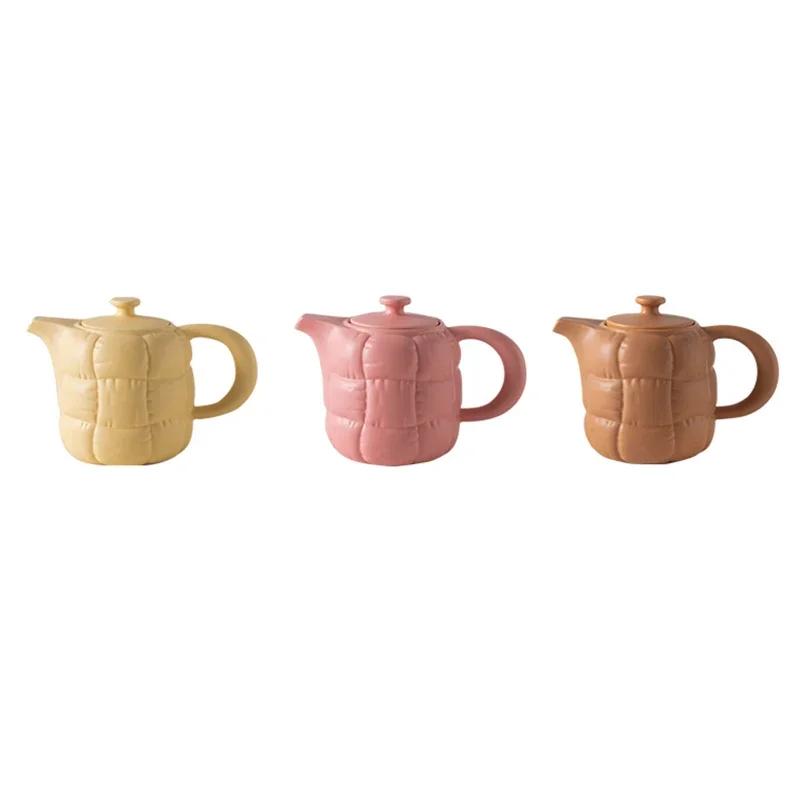 Creative Sofa Ceramic Coffee Cup Sets Cute Sweet Couple Mugs Light Luxury Fashion Home Tea Set Coffee Pot Exquisite Tableware