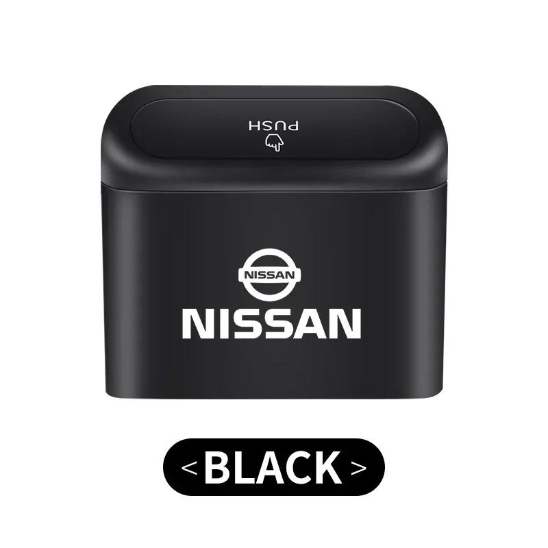 

Car Trash Bin Hanging Vehicle Garbage Dust Case Storage Box For Nissan Nismo Juke Note Versa Almera X-Trail Xterra Qashqai