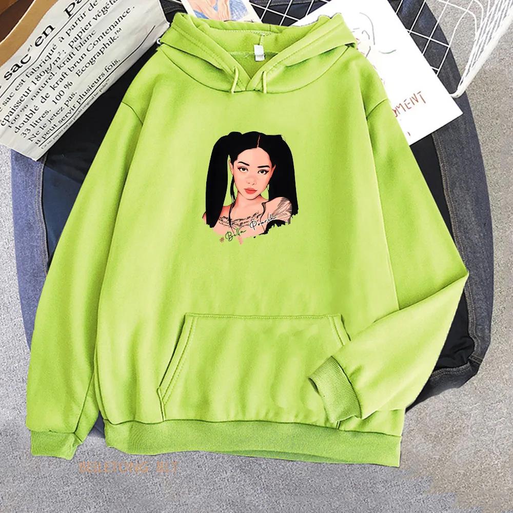 Bella Poarch Hoodie for Autumn/Winter Casual Fleece Comfortable Sweatshirt With Pocket Hip Hop Clothes Ropa Mujer Vintage Hoody