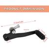 Motorcycle Gear Shifter Shift Lever Shifter Pedal Replacement for Yamaha YZF R7 2022 2023 2024 (Black)